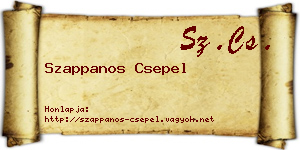 Szappanos Csepel névjegykártya